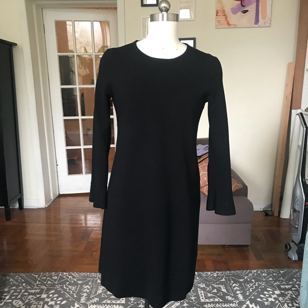Black Ann Taylor knit dress